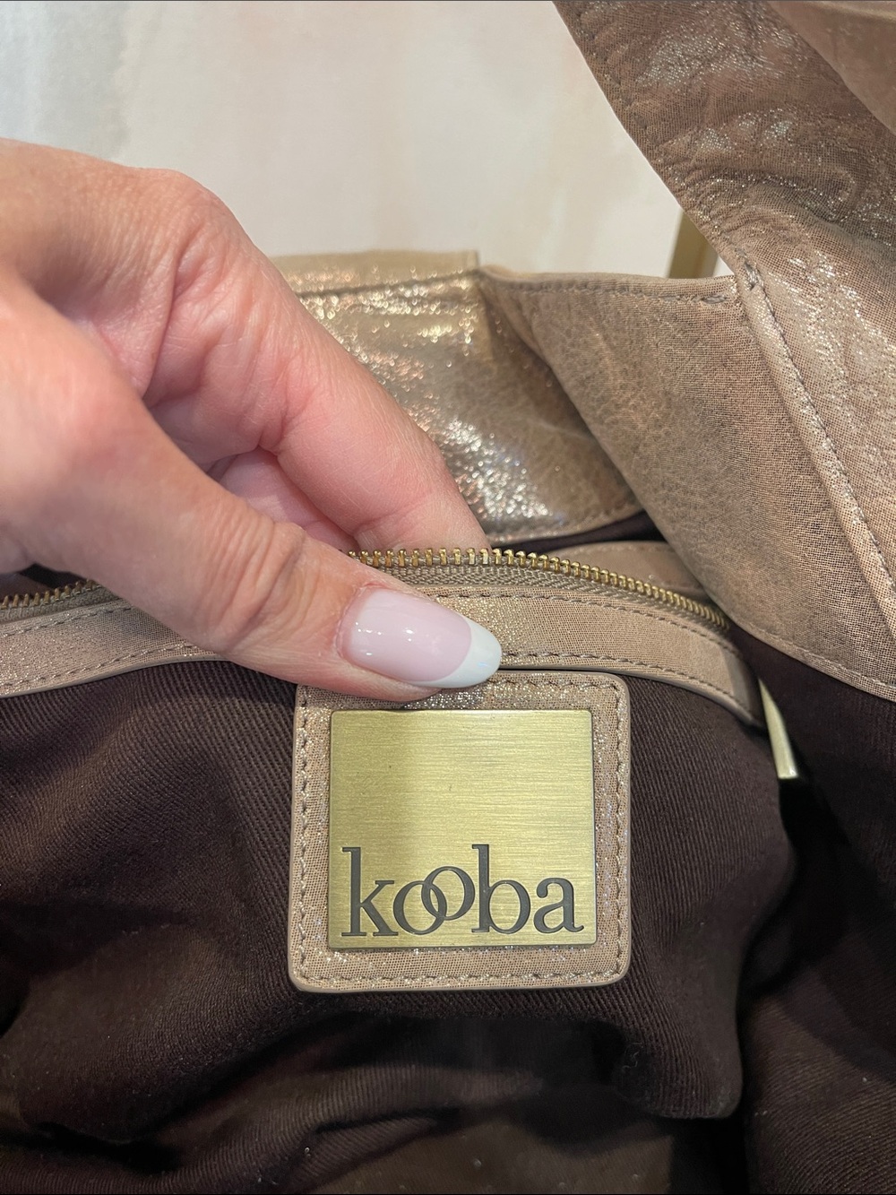 NWT KOOBA Leather Shoulder Tote - Picture 9 of 10